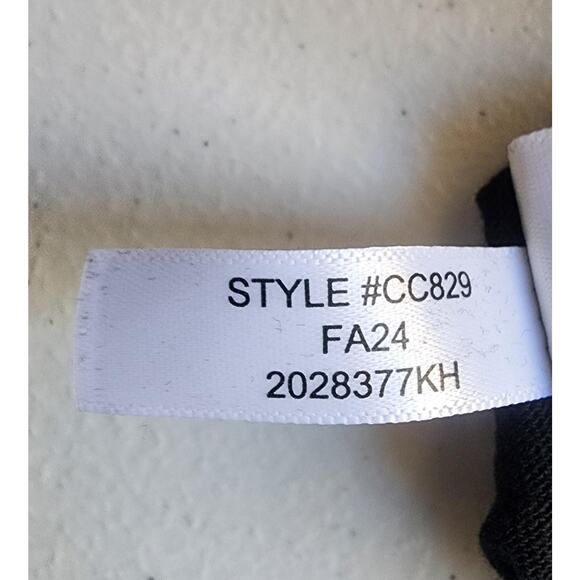 J Crew Shirt Womens Medium Black Cotton Long Sleeve Cropped Crewneck Mallcore - Picture 8 of 13